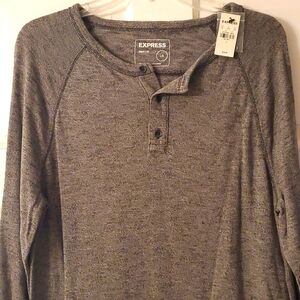 Men's Express Henley Long Sleeve Shirt